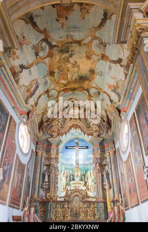Bom Jesus de Matosinhos santuario, 18 ° secolo, Conbgonhas do campo, Minas Gerais stato, Brasile Foto Stock