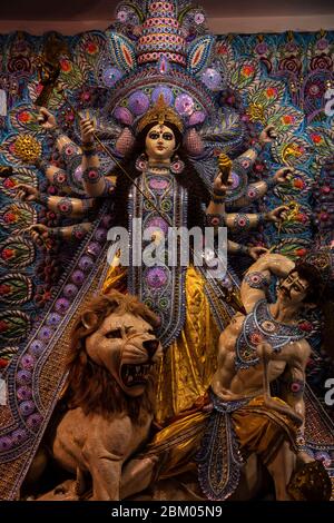 Durga Puja nel sud-est asiatico Foto Stock
