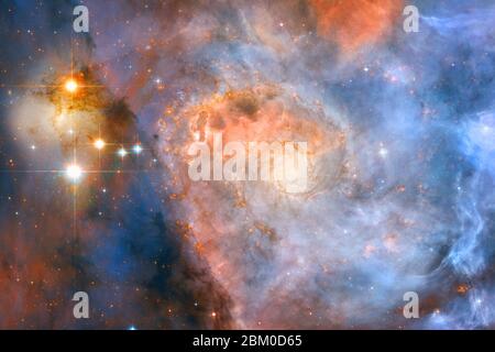 Galaxy nello spazio esterno. Bella la fantascienza sfondo. Gli elementi di questa immagine fornita dalla NASA Foto Stock