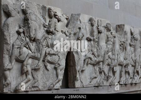 Antiche sculture classiche Foto Stock