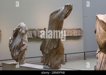 Antiche sculture classiche Foto Stock