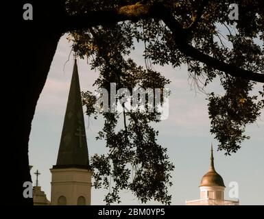 Cattedrale di San Louis a New Orleans, LA Foto Stock