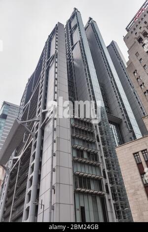 HSBC Building, 1985, Norman Foster, Hong Kong, Cina Foto Stock
