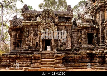 Il Tempio di Thommanon, il complesso del Tempio di Angkor Wat, Siem Reap, Cambogia. Foto Stock