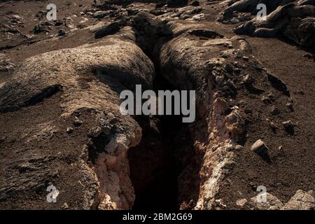 bellissimo vulcano paesaggio fogo cap verde Foto Stock