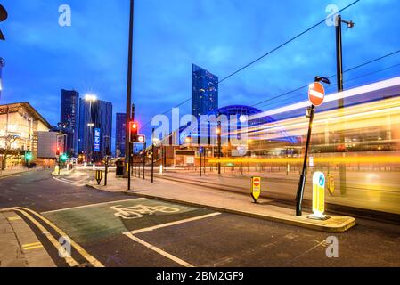 MANCHESTER, UK - FEBUARY 04,2019: Manchester Central Convention Complex, ex stazione ferroviaria centrale di Manchester, attualmente - una mostra e co Foto Stock