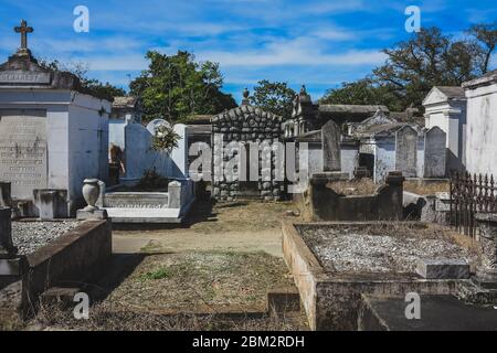 Lafayette Cemetery nel Garden District, New Orleans Foto Stock
