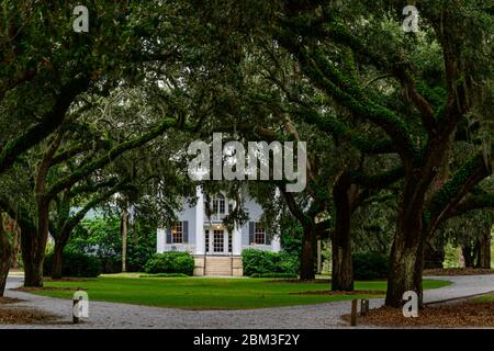 McLeod Plantation vicino Charleston, Carolina del Sud. Foto Stock