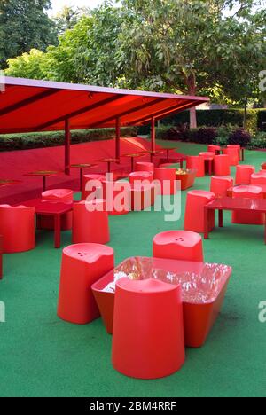 Summer Pavilion Serpentine Galleries Serpentine Pavilion 2010, Kensington Gardens, London, W2 3XA di Jean Nouvel Foto Stock