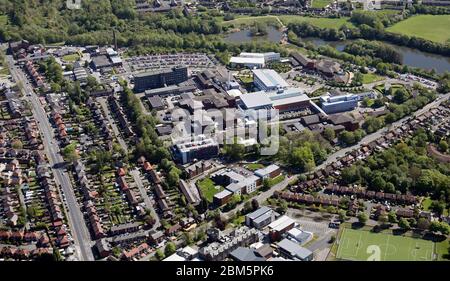 Vista aerea del Tameside General Hospital Foto Stock