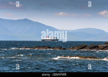 arran e traghetto da ardossan Foto Stock