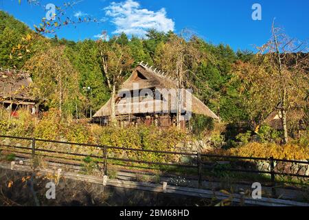 SAIKO Iyashi No Sato Nemba, Fuji, Giappone Foto Stock