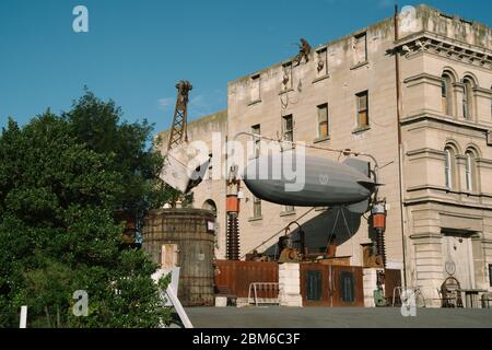 6/5/2020 : Via di Oamaru, bella città sulla costa orientale dell'Isola del Sud, OAMARU, NUOVA ZELANDA. Foto Stock