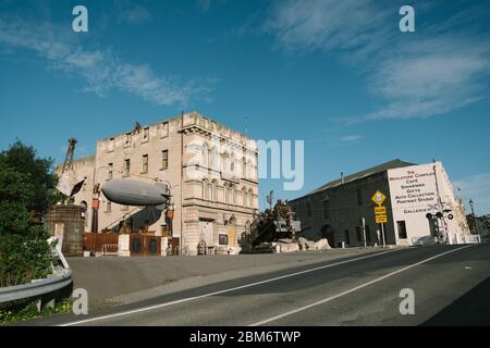 6/5/2020 : Via di Oamaru, bella città sulla costa orientale dell'Isola del Sud, OAMARU, NUOVA ZELANDA. Foto Stock