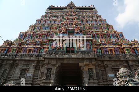 Thillai Natarajah o Chidambaram Tempio a Chidambaram, India Foto Stock