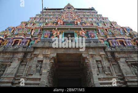 Thillai Natarajah o Chidambaram Tempio a Chidambaram, India Foto Stock