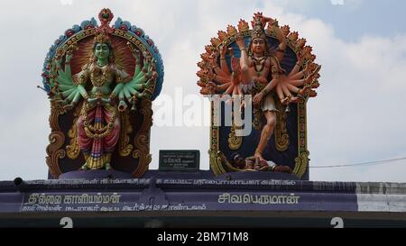 Thillai Natarajah o Chidambaram Tempio a Chidambaram, India Foto Stock