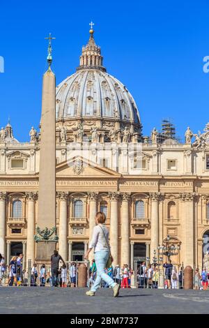 Petersdom, Vatikan, Rom, Italien Foto Stock