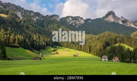 Valle del Tiersertal, Alto Adige, Alto Adige, Dolomiti, Italia settentrionale, Europa Foto Stock