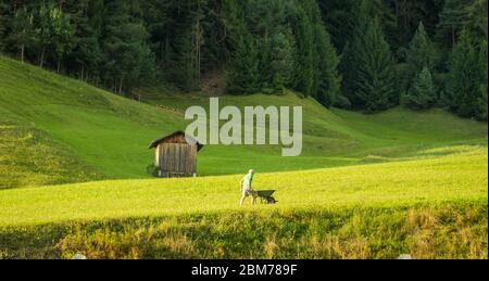 Valle del Tiersertal, Alto Adige, Alto Adige, Dolomiti, Italia settentrionale, Europa Foto Stock