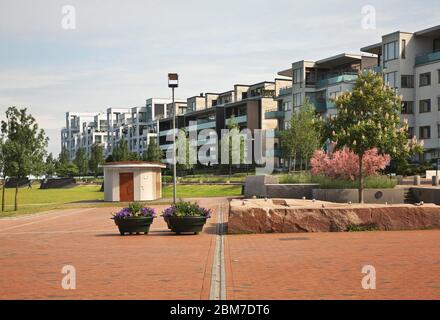 Vastra Hamnen distric a Malmo. Svezia Foto Stock