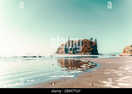 Rocce a Rialto Beach Washington Foto Stock