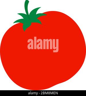 Icona di pomodoro isolato Illustrazione Vettoriale