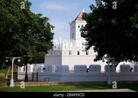 Phra Sumen Fort, Bangkok, Thailandia Foto Stock