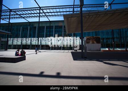 Il Melbourne Museum, Melbourne, Victoria, Australia, è il più grande museo dell'emisfero meridionale. Foto Stock