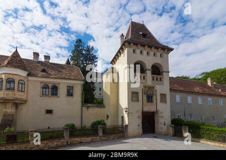 Maissau: Castello di Burg Maissau, a Weinviertel, Niederösterreich, bassa Austria, Austria Foto Stock