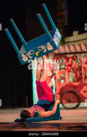 Scena da Sichuan, Cina. Foto Stock