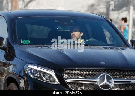 Sant Joan Despi, Barcellona, Spagna. 8 maggio 2020. Leo messi del FC Barcelona arriva a Ciutat sportiva Joan Gamper il 08 maggio a Sant Joan Despi, Spagna Credit: Dax Images/DAX/ZUMA Wire/Alamy Live News Foto Stock