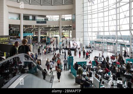 Humberto Delgado, noto anche come aeroporto di Lisbona. Foto Stock