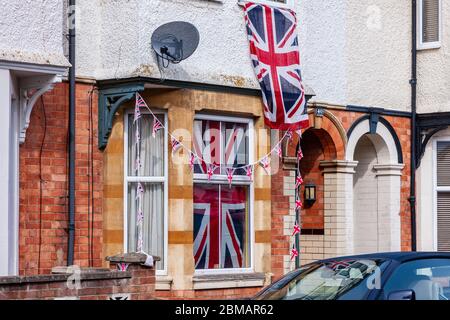 Northampton, Regno Unito, 8 maggio 2020, 75° anniversario della Giornata del Ve a Garrick, Northampton. Credit: Keith J Smith./Alamy Live News Foto Stock