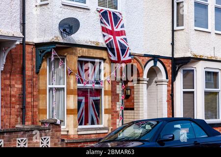 Northampton, Regno Unito, 8 maggio 2020, 75° anniversario della Giornata del Ve a Garrick, Northampton. Credit: Keith J Smith./Alamy Live News Foto Stock