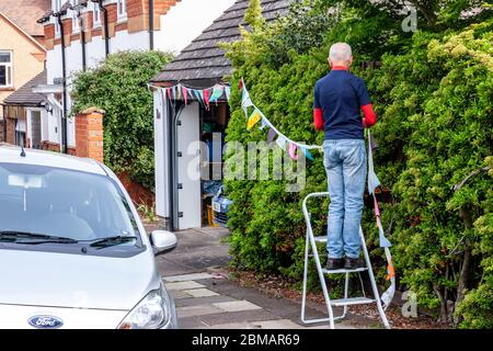 Northampton, Regno Unito, 8 maggio 2020, 75° anniversario della Giornata del Ve a Garrick, Northampton. Credit: Keith J Smith./Alamy Live News Foto Stock