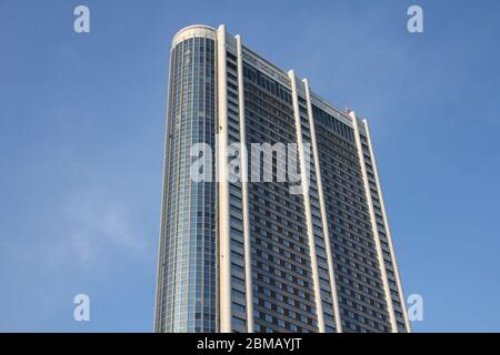 TOKYO, Giappone - 12 Aprile 2012: L'Hotel Tokyo Dome in Bunkyo Ward, Tokyo. Il Giappone è visitato da 13.4 milioni di turisti stranieri ogni anno. Foto Stock