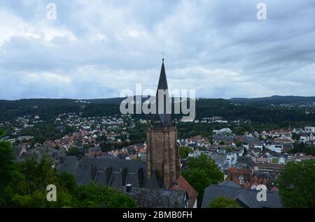 Chiesa di Santa Maria a Marburg Foto Stock