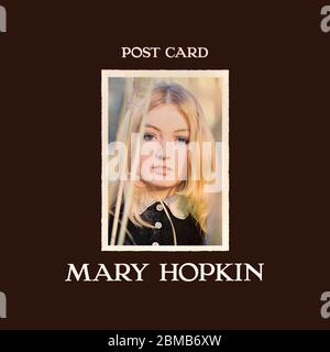 Mary Hopkin - copertina originale in vinile - cartolina - 1969 Foto Stock