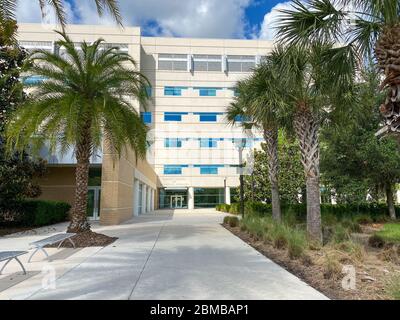 Orlando,FL/USA -5/6/20: La Scuola Burnet di Scienze Biomediche presso la Scuola di Medicina dell'Università della Florida Centrale nel Lago Nona di Orlando, FL Foto Stock