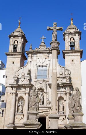 Chiesa di San Jorge, la Coruna City, Galizia, Europa Foto Stock