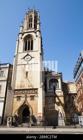 Chiesa di San Dunstan in Occidente. Chiesa ortodossa rumena. 186A Fleet St, Holborn, Londra EC4A 2HR. REGNO UNITO. (118) Foto Stock