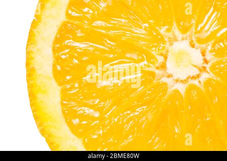 Arancio dolce metà close up Foto Stock