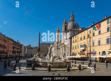 Chiesa di Sant'Agnese in Piazza Navona Foto Stock