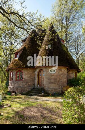 Loheland bei Fulda, Frauensiedlung, ab 1919 von Hedwig von Rohren und Louise Langgaard Geplant, Steinhaus von 1924 Foto Stock