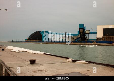 Porto di Goderich e porticciolo della Valle di Maitland. Foto Stock