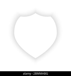 Schermo bianco su sfondo bianco Illustrazione Vettoriale