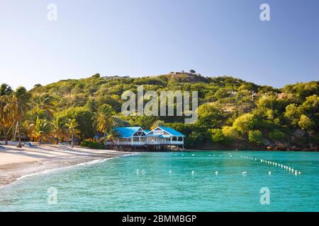 Deep Bay, Antigua. Foto Stock