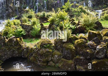 Kassel, Germania - il bellissimo parco del castello di Wilhelmshoehe Foto Stock