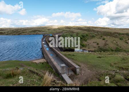 Avon Dam Reservoir, South West Water, Dartmoor Foto Stock